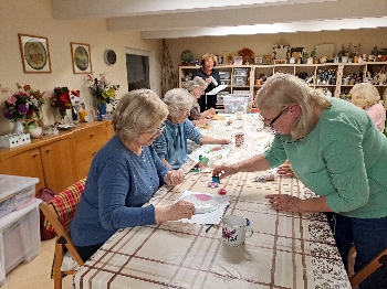 Krakelovanie na sklo - taniere
